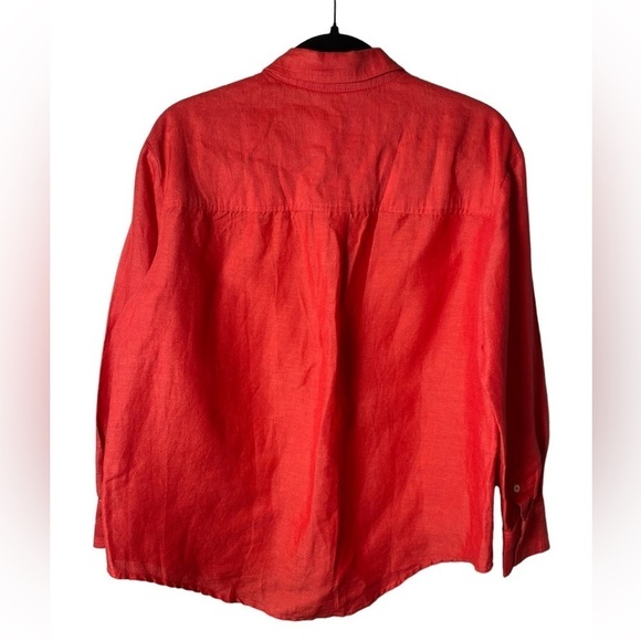 Maeve by Anthropologie Button Up Linen Blouse - Picture 2 of 5